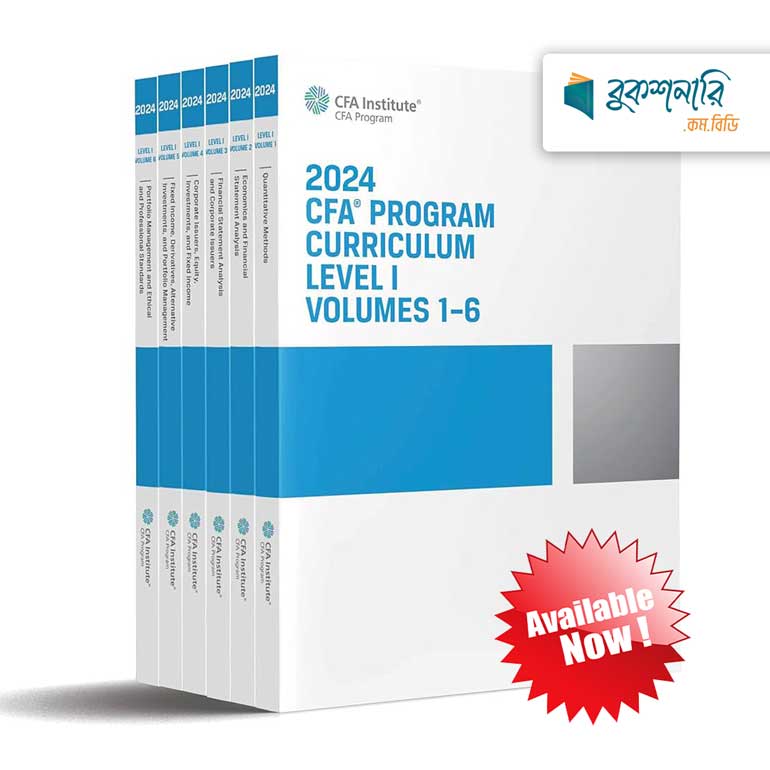 CFA Program Curriculum 2024 ( Level 1 ) ( Volume 1- 6 ) ( 6 Books Set )