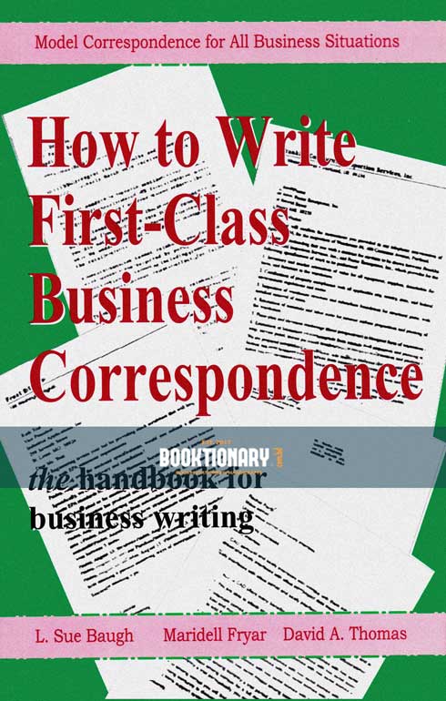 How To Write First-Class Business Correspondence