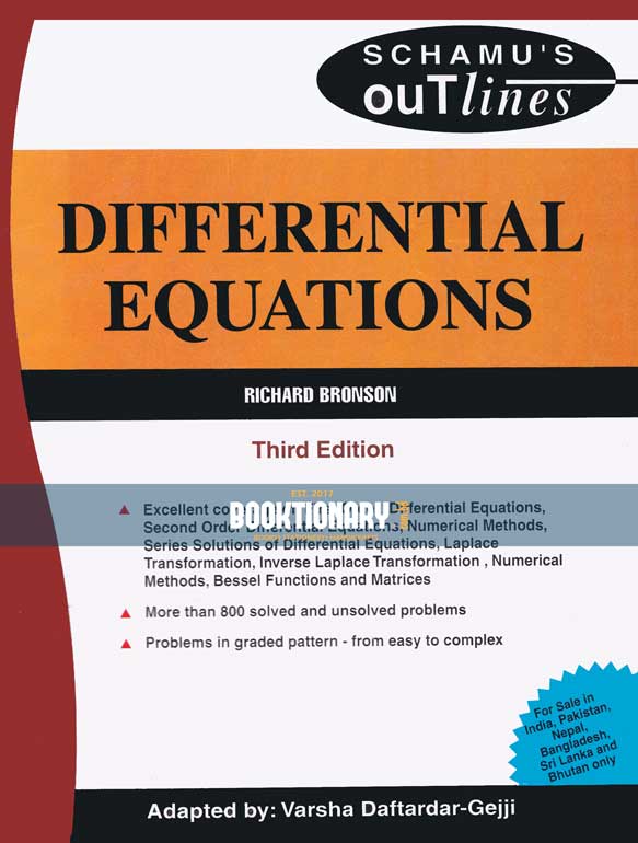 Schaum's Outline of Differential Equations