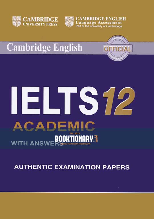 Cambridge IELTS 12 Academic Training Student's Book with Answers